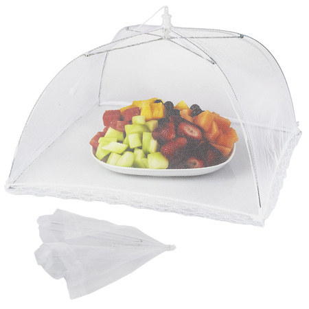 Mosquito net cover food fruit barbecue insect protection 34cm