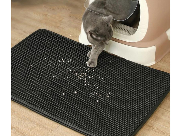 Tapis pour litière de chat pour litière de chat