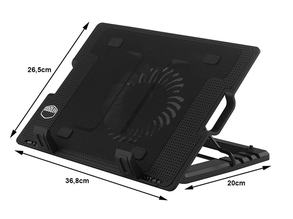 Hűtőpárna led laptop pad 17