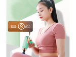 Mini massage gun powerful massage gun portable + 4 tips