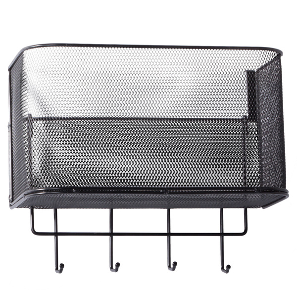 Krepšelis metalinis durų organizatorius kabantys lentynos kabliukai