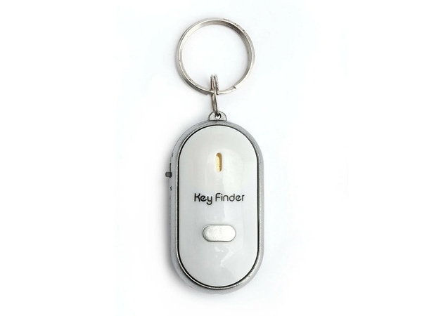 Whistle key fob with led light up key finder