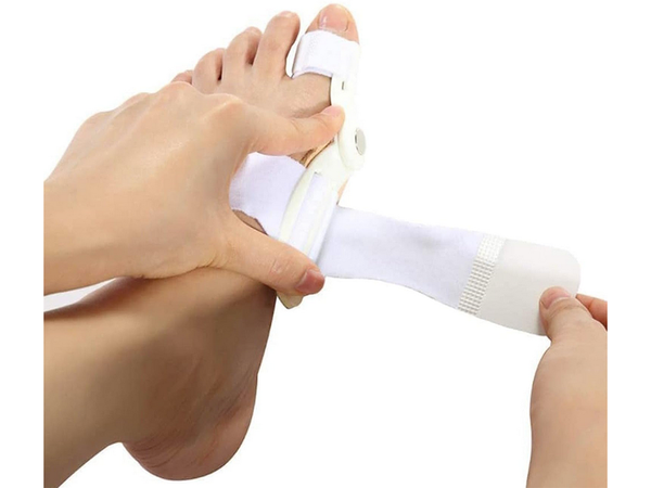 Orthèse d'orteil hallux valgus 2 pièces stabilisateur expanseur