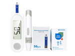 Digital glucometer lcd kit 50 strips 50 lancets blood sugar test