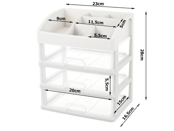 Kosmētikas organizētājs kosmētikas atvilktnes xxl