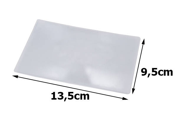 Lasīšana lupa fresnel 13,5x9,5 kartes