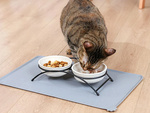 Waterproof silicone anti-slip dog-cat bowl mat