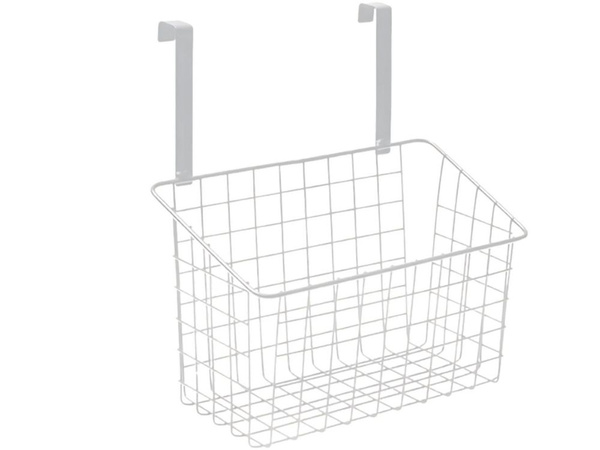 KOSÁR FÉM AJTÓRA AKASZTHATÓ SZERVEZŐ KONYHAI AKASZTÓS POLC