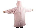 Soe oversize tekk dressipluus xl paks 2in1 karusnahast kapuutsiga paks tekk dressipluus