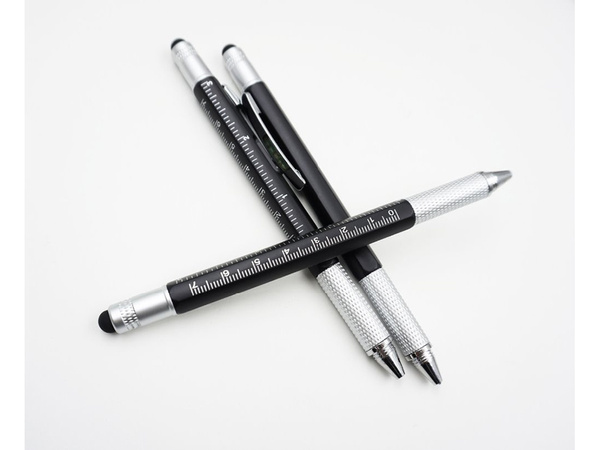 Stylo multifonction tournevis multitool 6in1 niveau à bulle clip