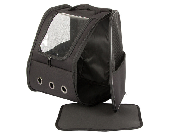 Carrier bag backpack for cat dog rabbit window back ventilated
