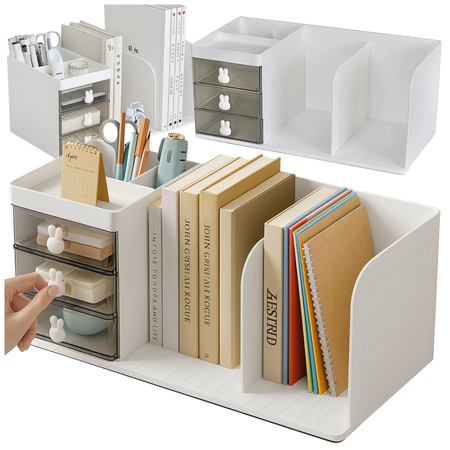 Cabinet organiser desk organiser bookshelves small items drawers