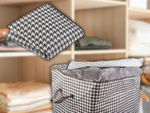 Armario contenedor tela organizador ropa lino plegable 180l