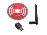 Tarjeta de red wi-fi adaptador wifi antena 600mbps