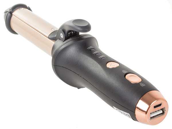 Hajsütővas hajkiegyenesítő göndör fürtök powerbank usb