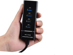 Rozbočovač usb 3.0 rozdeľovač portov 4 portový rozdeľovač adaptér adaptér