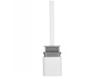 Silicone toilet brush for the bathroom leak-proof full base