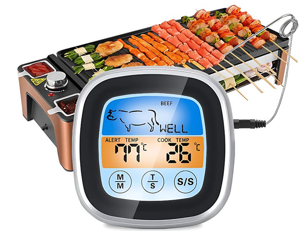 Termometru alimentar digital pentru carne pentru grătar -50°c 300°c