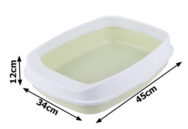 Soldna bac à litière pour chat ouvert avec cadre toilette pour litière + pelle grand