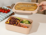 Lunchbox brokastu kaste brokastu un pusdienu kaste ar nodalījumiem galda piederumi