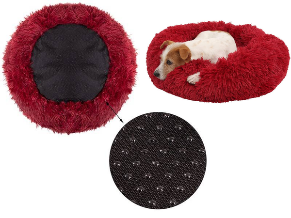 Fluffy dog bed cat bedding soft cushion couch bedding 80cm