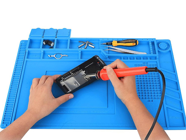 Silikonservicematte lötorganisator grosses pad 30x45 magnet