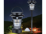 Solar camping lantern led garden lantern usb dusk motion sensor