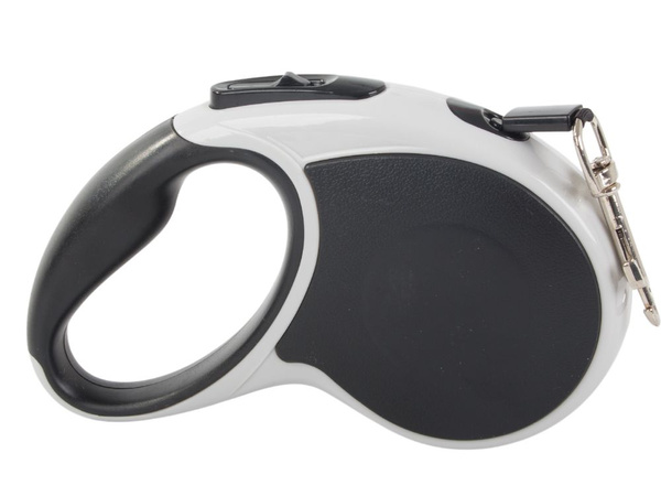 Laisse automatique 5m pour chien jusqu'à 15kg avec cadenas strong long