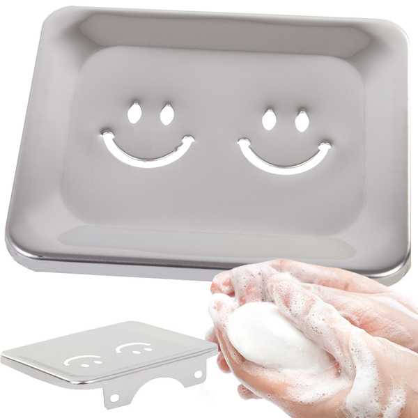 Jabonera de metal estante de baño