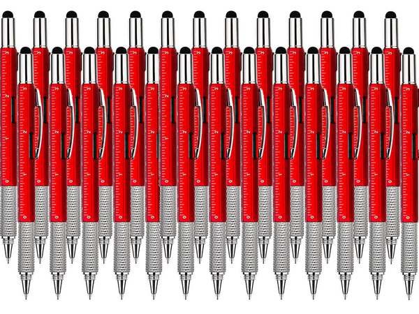 Multifunktionsstift schraubendreher multitool 6in1 wasserwaage clip