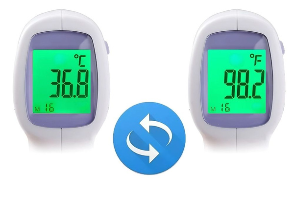 Berührungsloses infrarot-thermometer lcd elektronisch genau digital