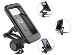 Porte-téléphone pour vélo étanche verrouillable rotatif 360