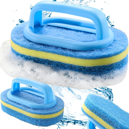 Escobilla esponja de limpieza con asa baño cocina universal