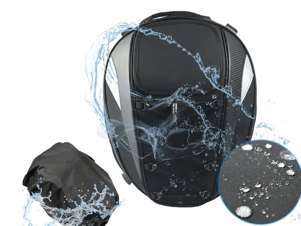 Motociklo kuprinė motociklo šalmas vandeniui atsparus krepšys pannier sėdynė 2in1