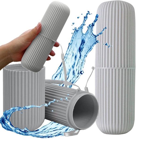 Puzdro na zubné kefky cestovný organizér na zubnú pastu kozmetické puzdro