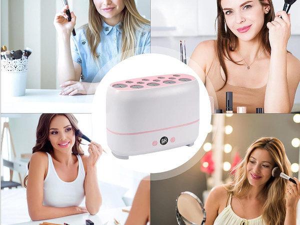 Secador eléctrico para 12 pinceles temporizador