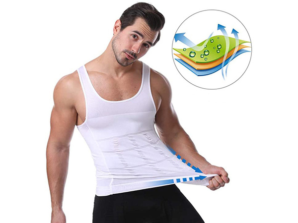 Bărbați slăbire tricou vesta subțire