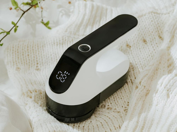 Electric shaver for wrinkles jumpers fabrics upholstery large lcd