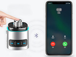 Bluetooth fm transmitter car charger fast 2x usb illumination