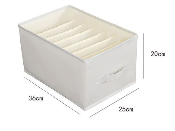 Organisateur de vêtements sous-vêtements pantalon tiroir armoire chaussettes blanc