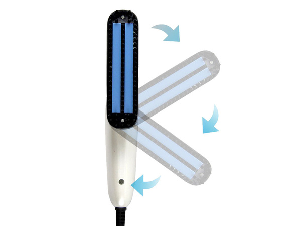 Beard and hair comb styling brush