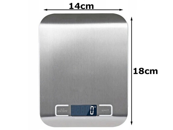 Precyzyjna waga kuchenna inteligentna elektroniczna 5kg/1g wyświetlacz lcd