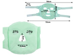 Zaļa sejas maska (80) gab_a