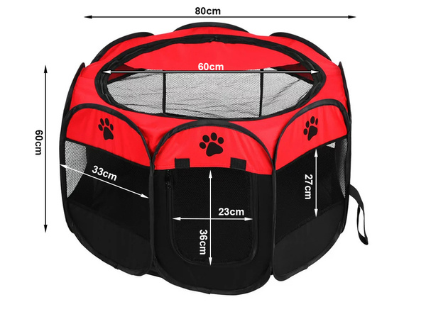 Enclos pliable pour chien lit pour animal de compagnie cage pour chat grand chenil léger