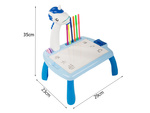 Rétroprojecteur table de dessin tableau blanc marqueurs pour enfants marqueurs