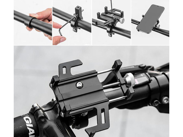 Support vélo robuste pour téléphone pince pour téléphone prise en main sûre