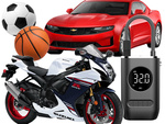 Akumuliatoriaus siurblys dviračio automobilio elektrinis kompresorius 10 barų lcd