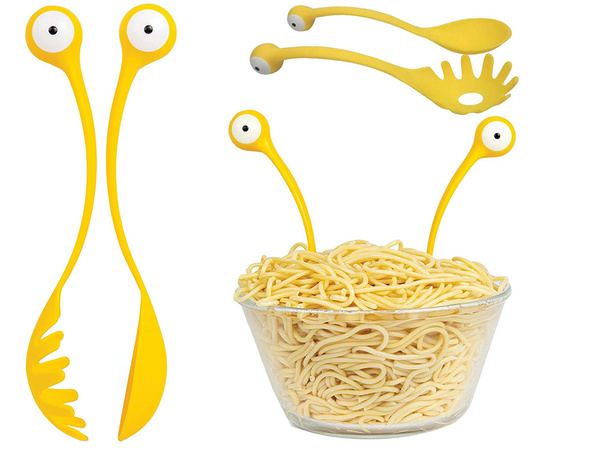 Spoons pasta spaghetti spoon set of 2 pcs scoop large strainer