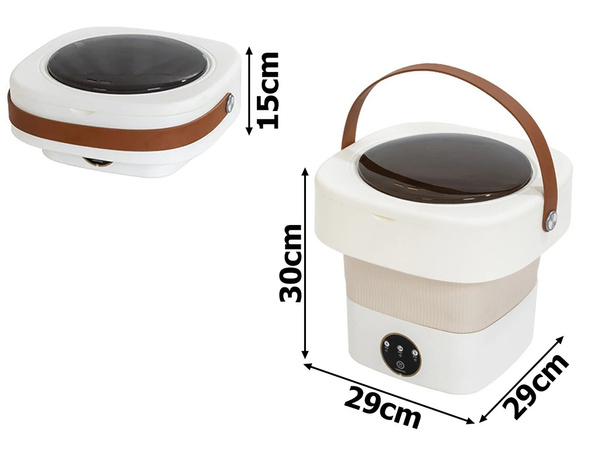 Mini portable washing machine small folding travel washing machine for clothes and linen 11l