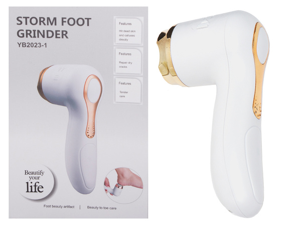 Electric heel file cordless heel saw pumice stone